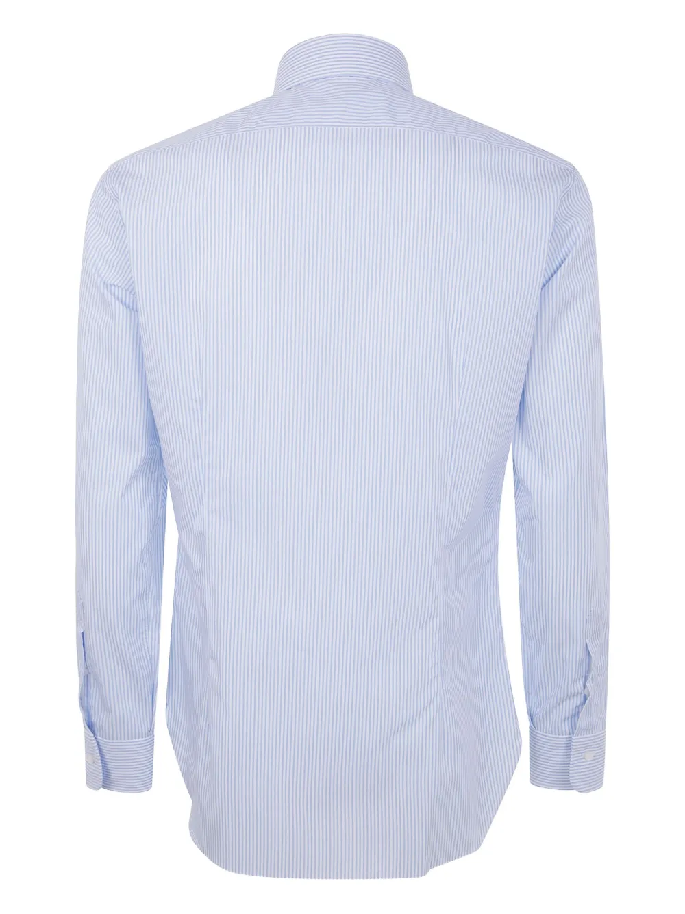 Barba striped long-sleeve shirt Blauw