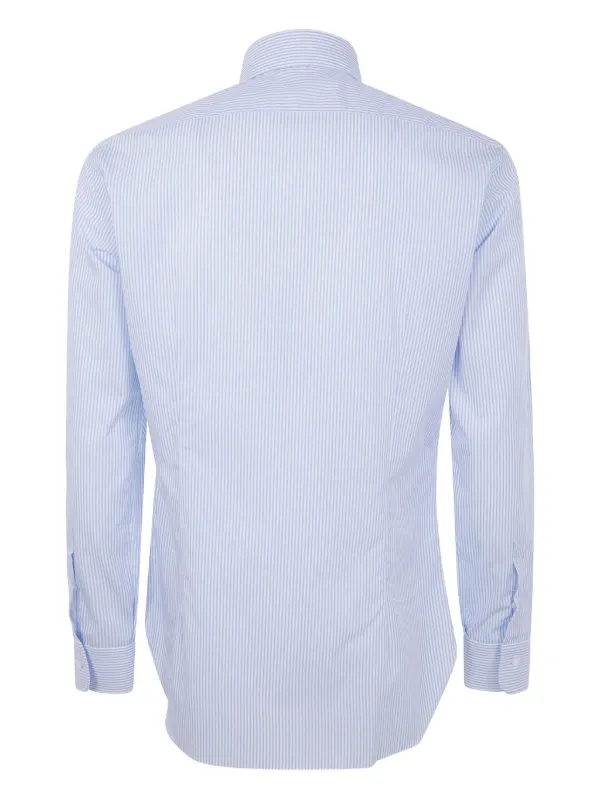 Barba ストライプ シャツ | ブルー | FARFETCH JP