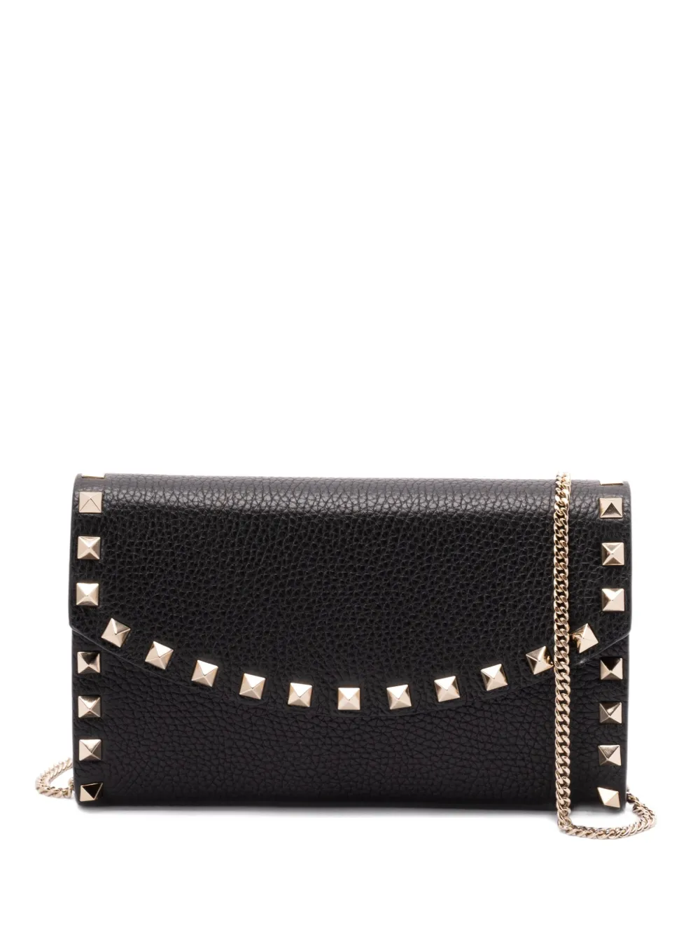 Valentino Garavani rockstud-embellished chain shoulder bag Zwart