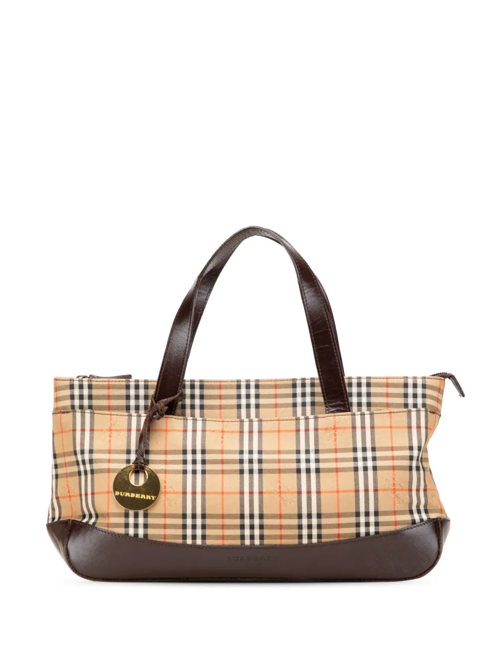 Burberry Pre-Owned 2000-2017 Haymarket Check Canvas handbag | Brown | Image 1