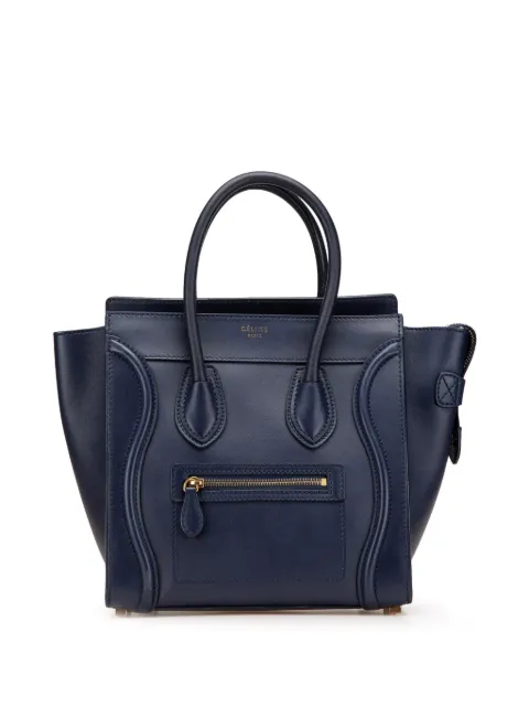 Céline Pre-Owned 2013 Micro Leather Luggage Tote handbag