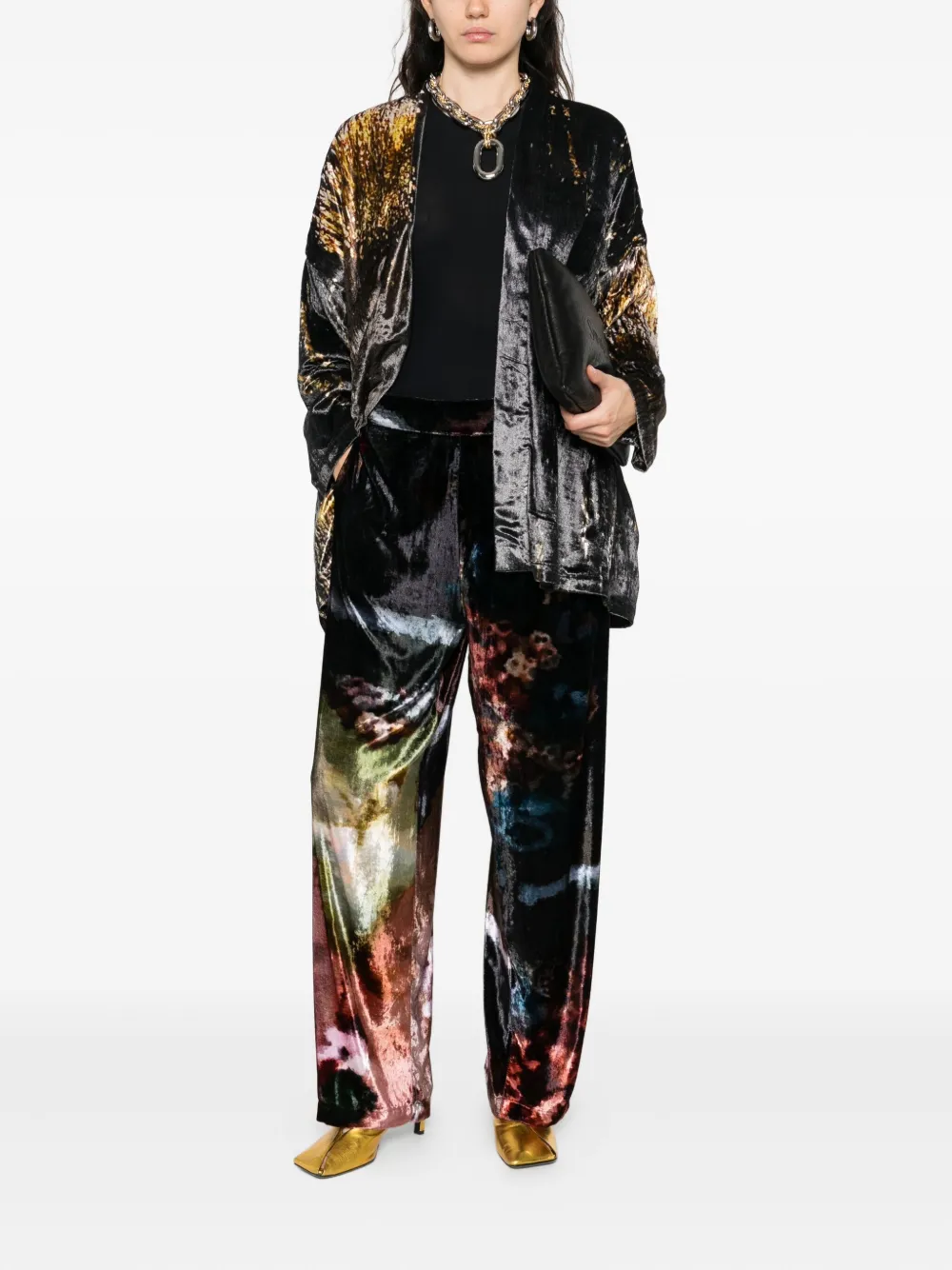YAVI silk velvet jacket | Oversized Jackets | Image 2