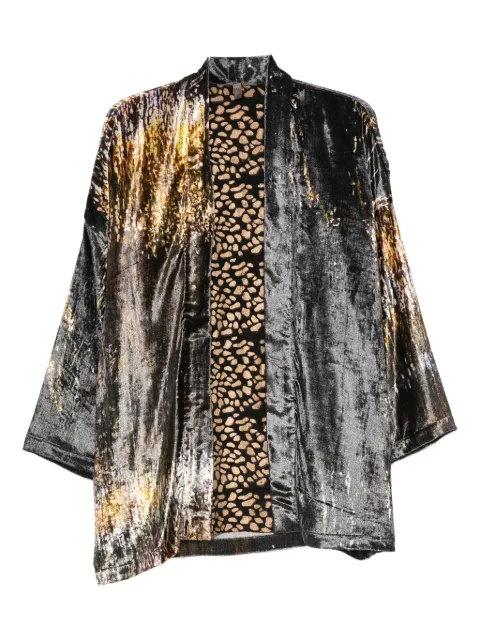 YAVI silk velvet jacket