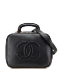 CHANEL Pre-Owned 1996-1997 CC Caviar Vanity Case satchel - Black