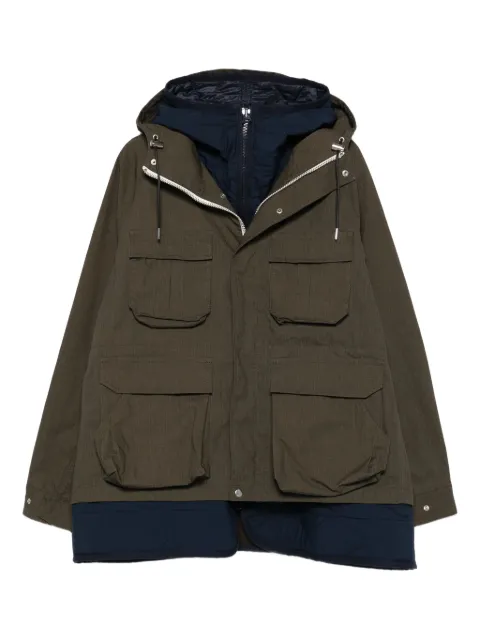 sacai Kapuzenmantel mit Taschen