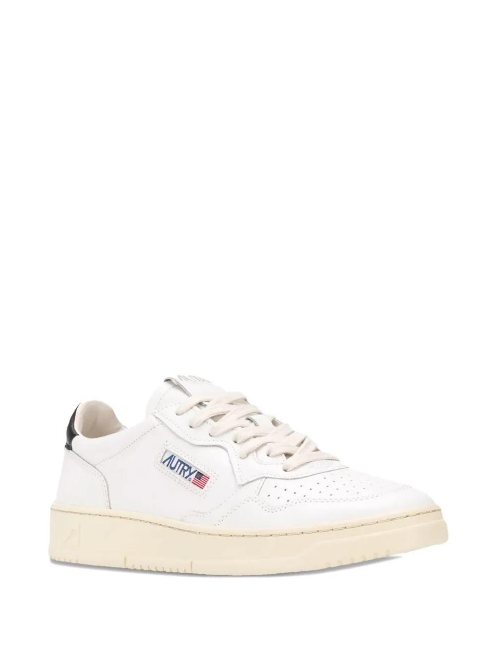 Autry Medalist leather low-top sneakers White