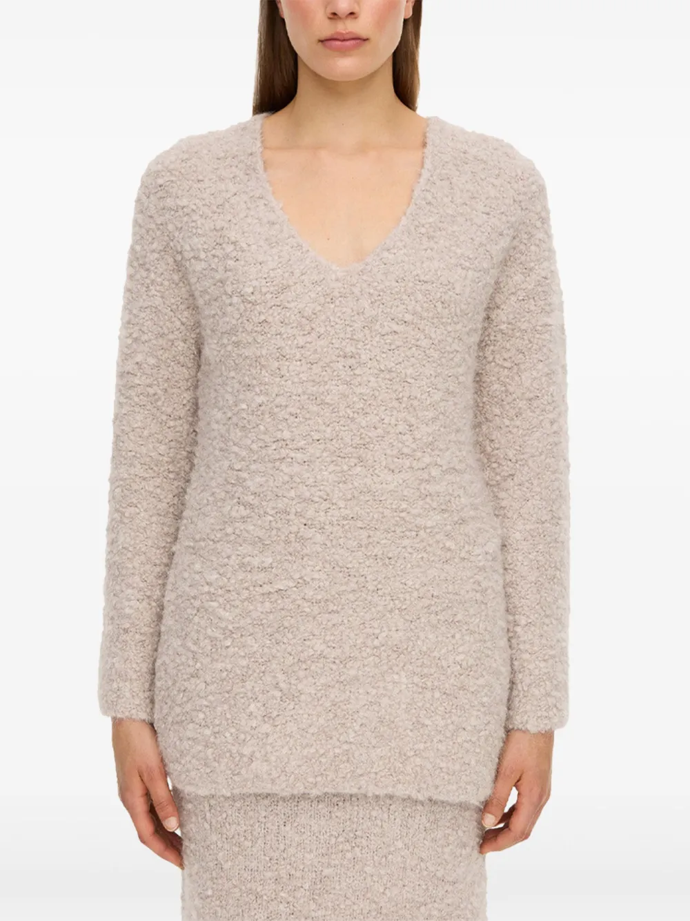 By Malene Birger Trui met wijde mouwen Beige