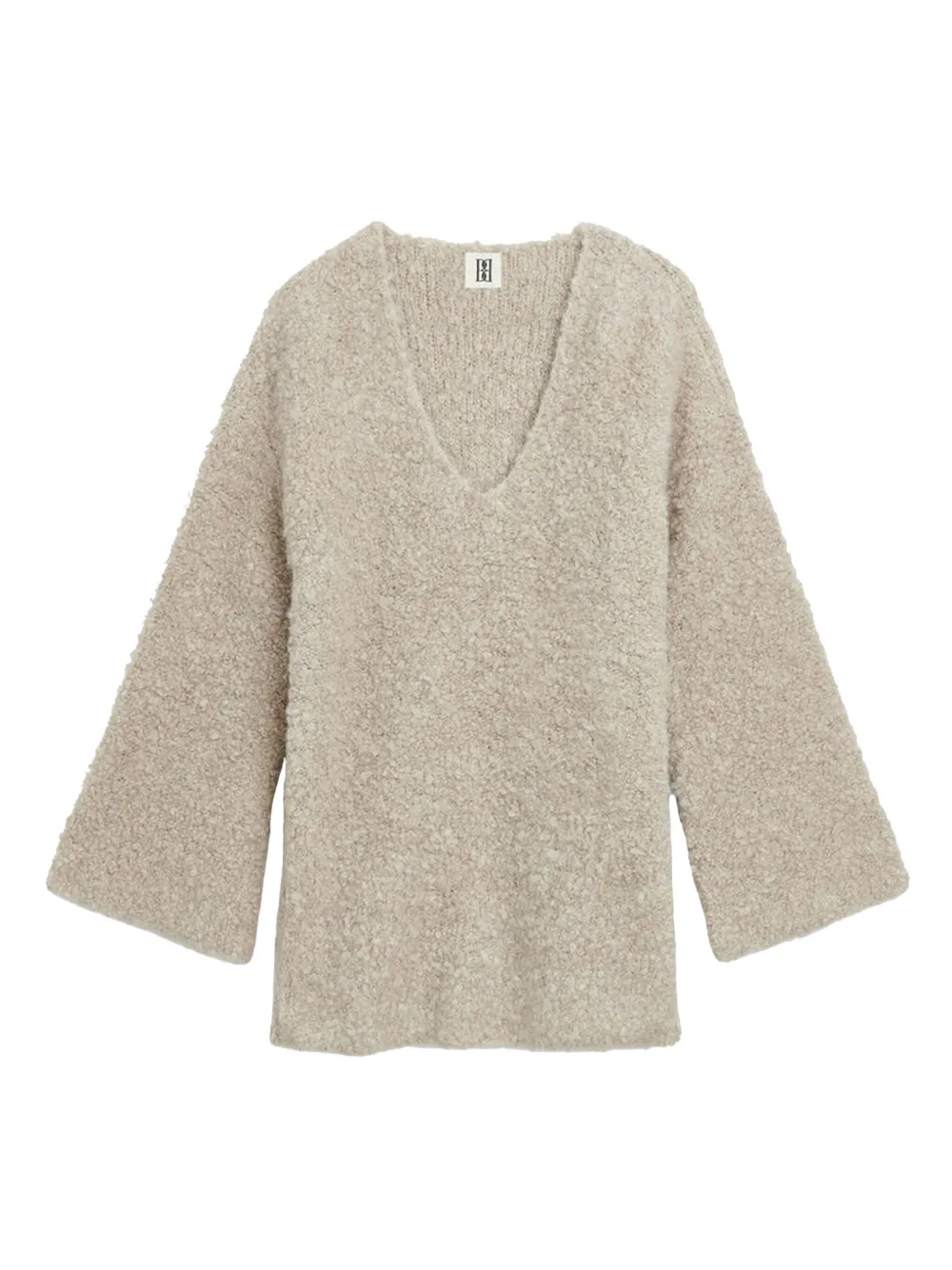By Malene Birger Trui met wijde mouwen Beige