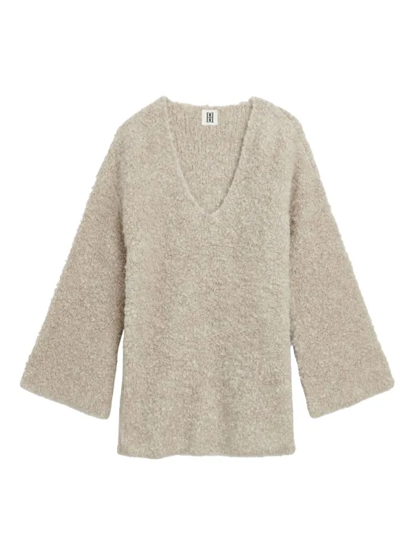 By Malene Birger Suéter Com Mangas Amplas | Neutro | FARFETCH BR