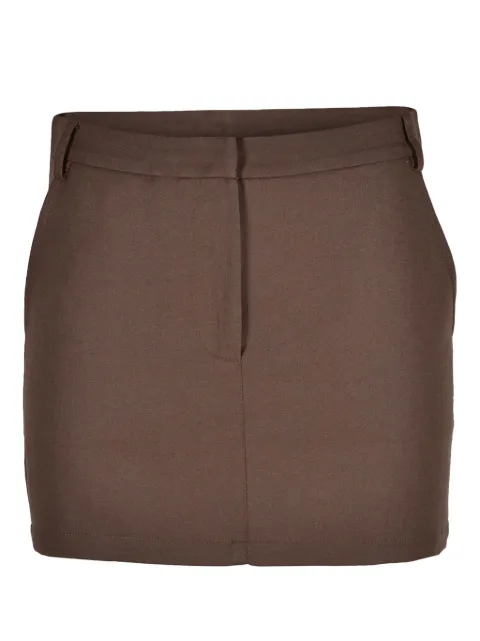 Patrizia Pepe logo-patch mini skirt