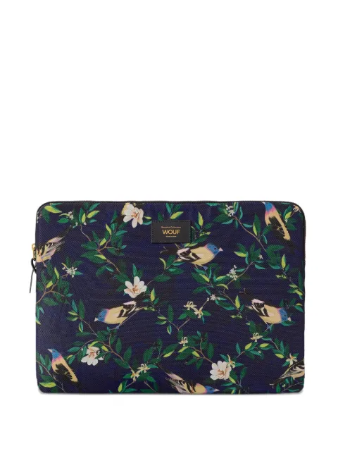 WOOUF floral-bird laptop case