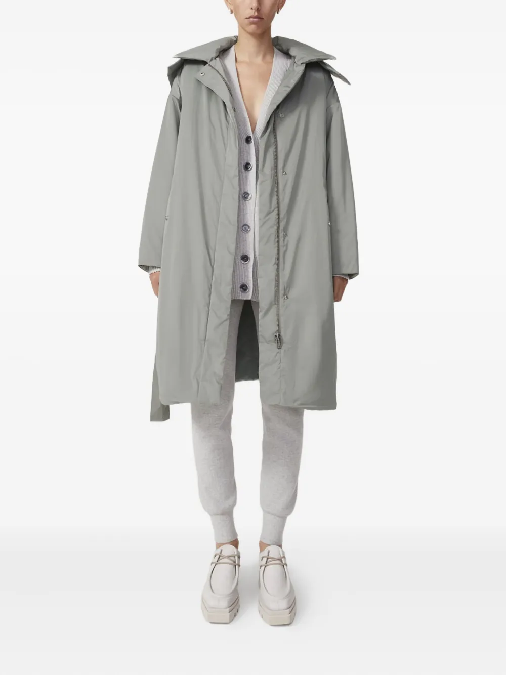 Rodebjer hooded parka Groen