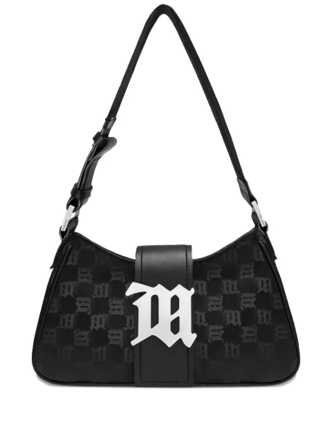 MISBHV medium monogram-detail shoulder bag