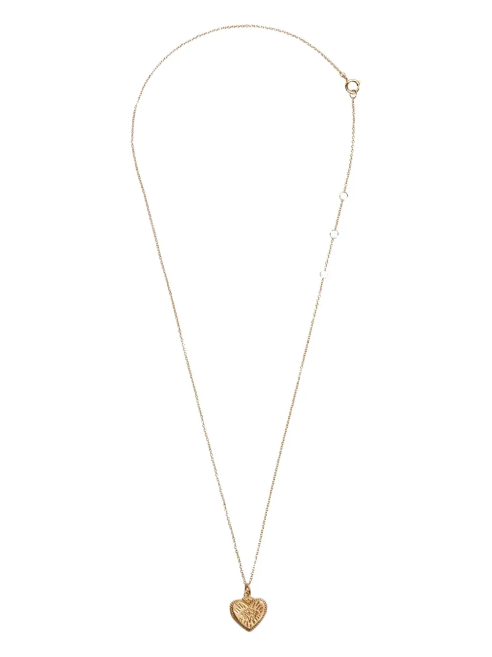 All the Luck in the World heart-embellished necklace | Gold | Image 1