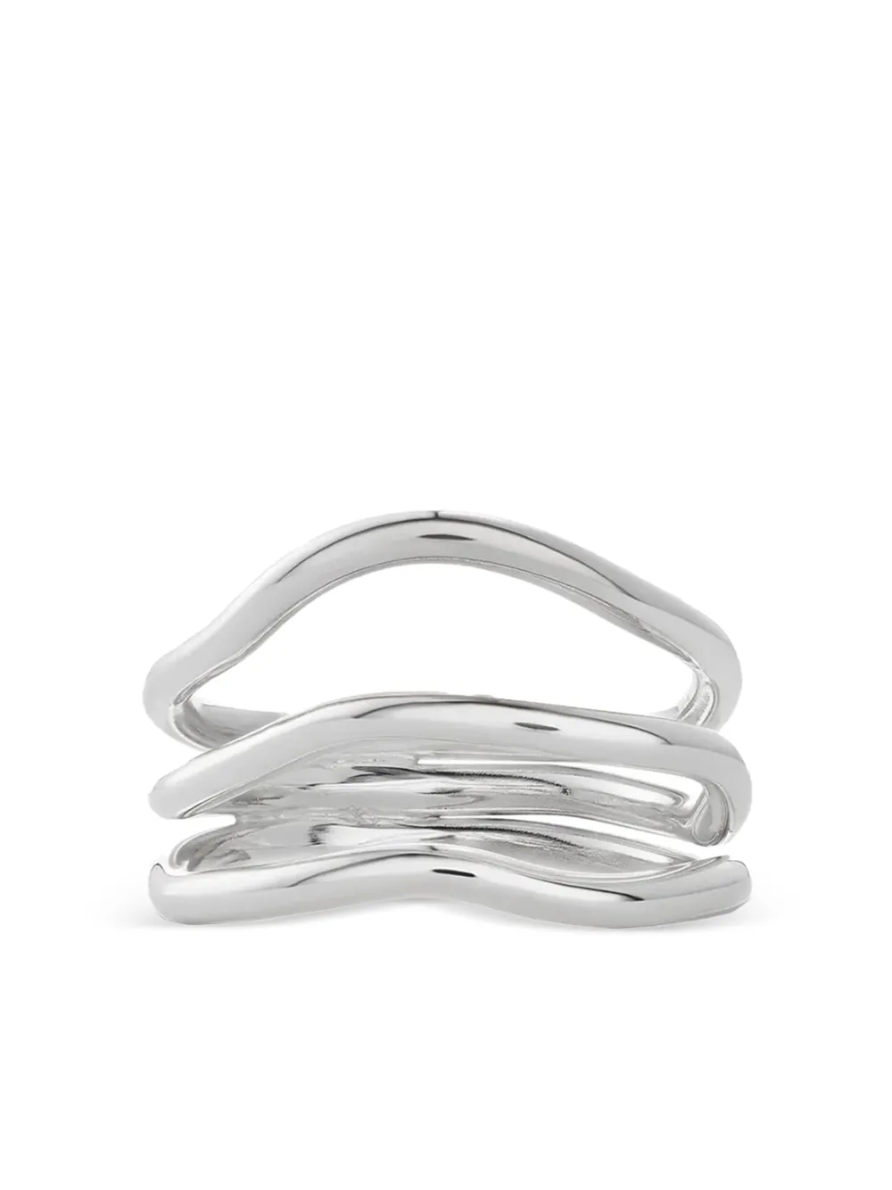 NO MORE  wave-design ring | Silver | Image 1