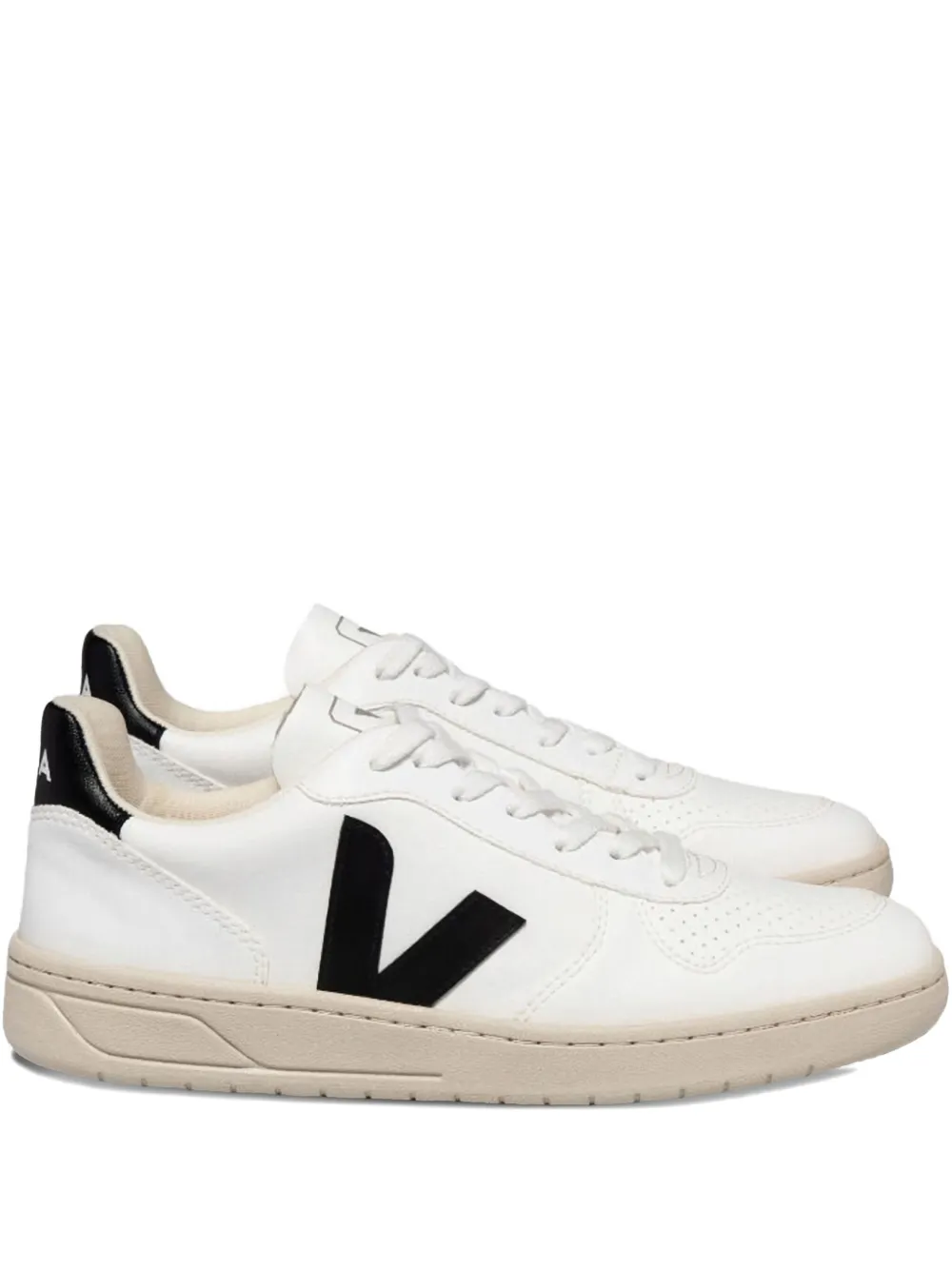 VEJA V-10 leather sneakers White