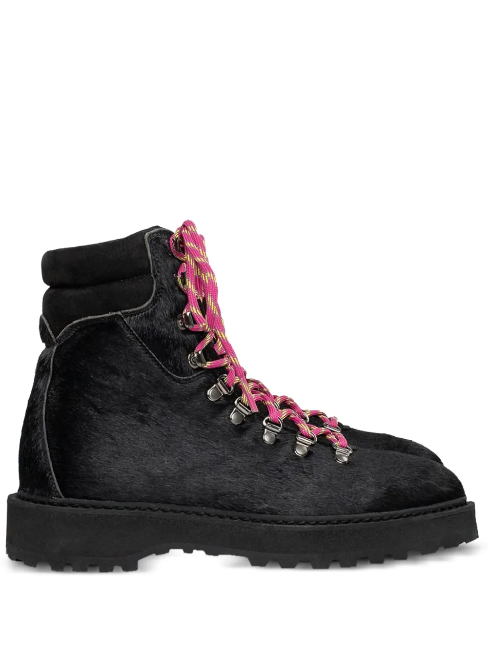 haircalf lace-up boots