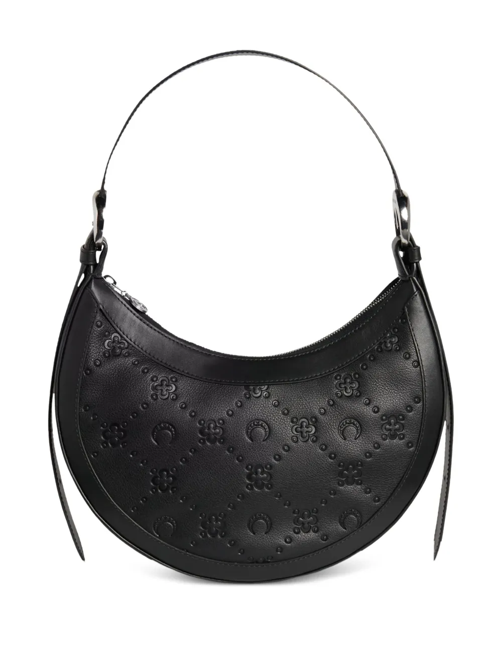 embossed-logo pattern handbag