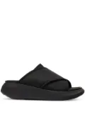 ONWUAD Kriss cross-strap slides - Black
