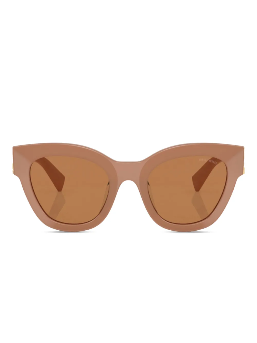 Miu Eyewear cat-eye sunglasses Beige