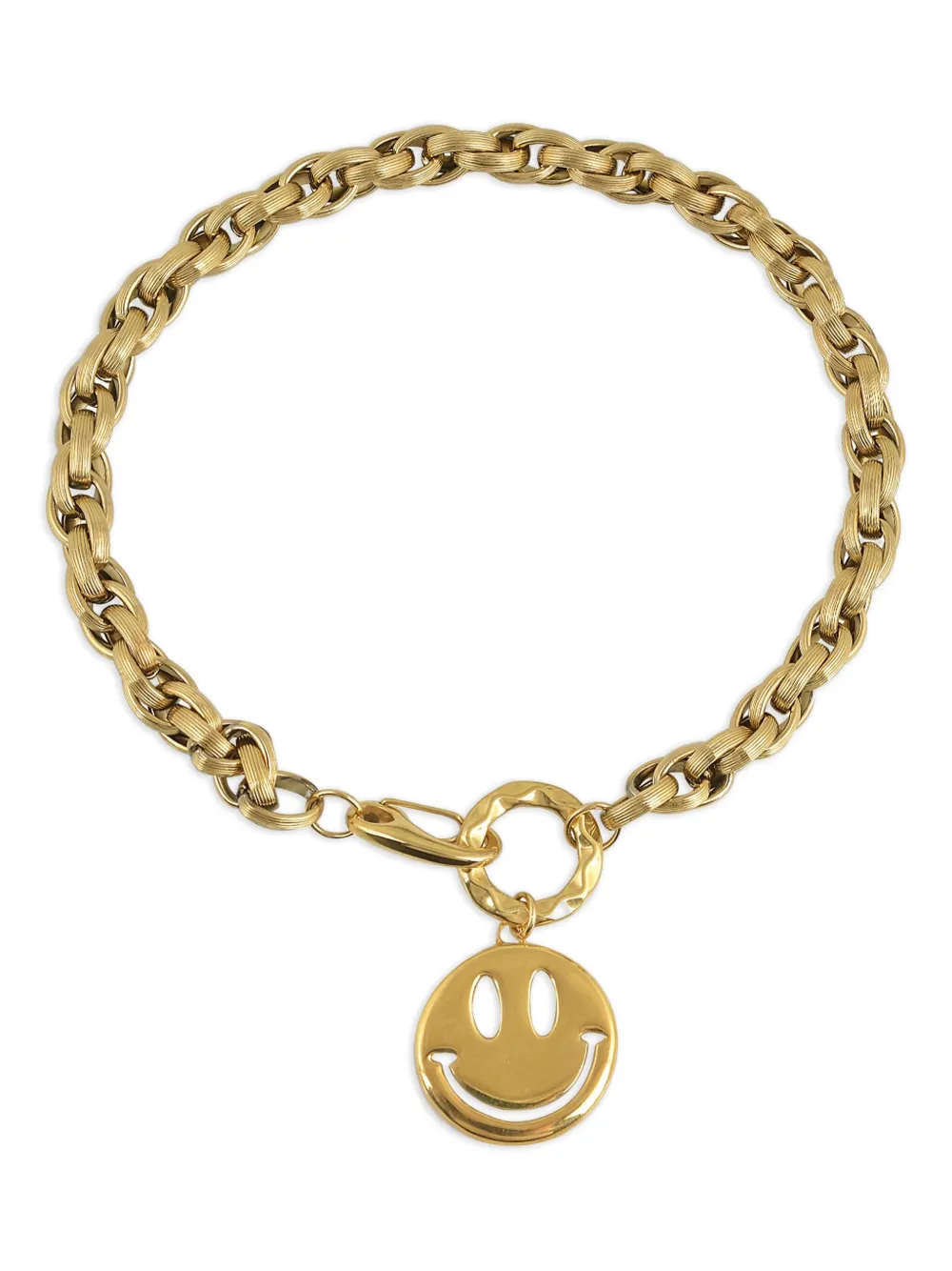 chain smiley-face necklace