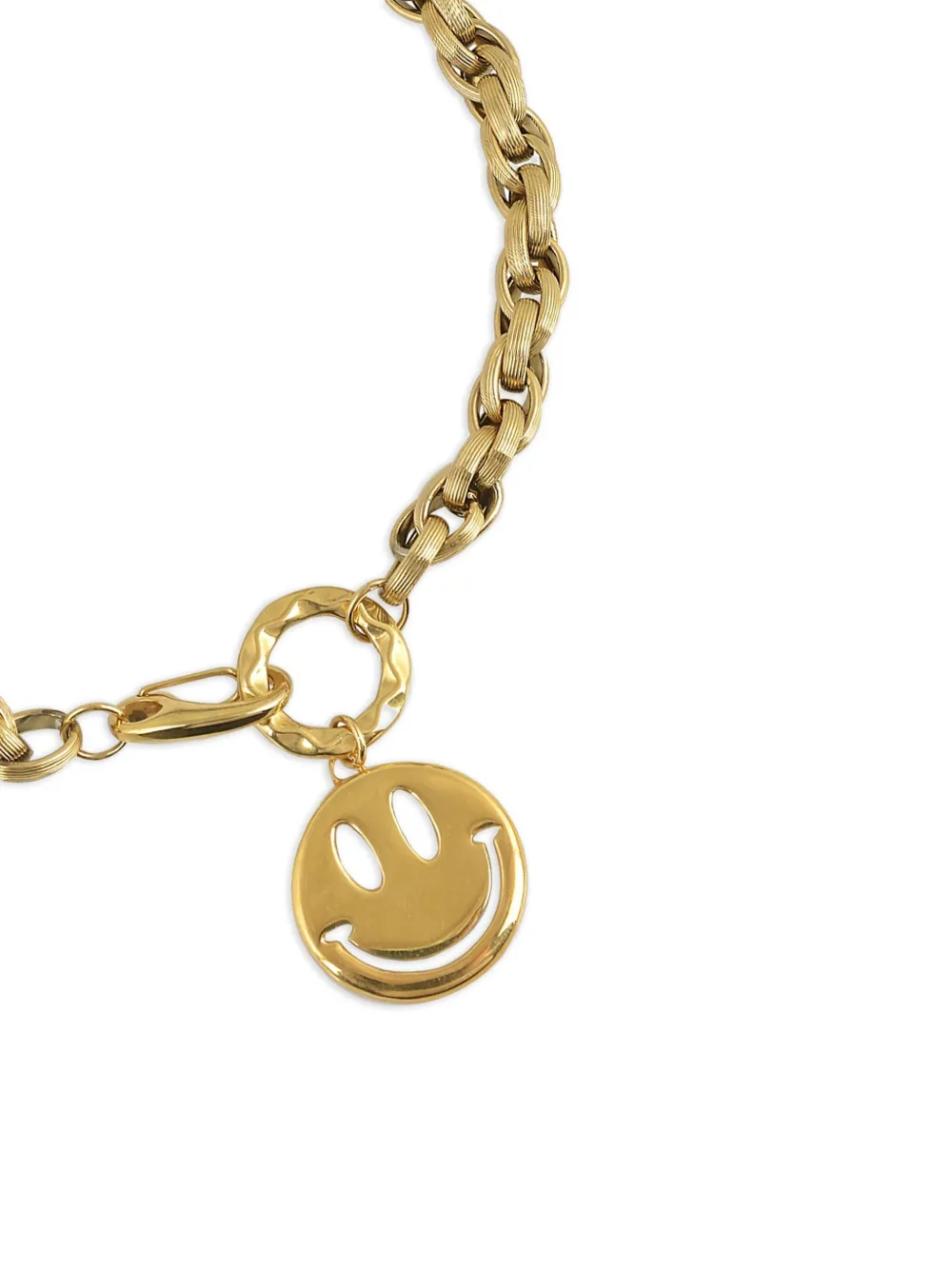 MAYOL chain smiley-face necklace - Goud