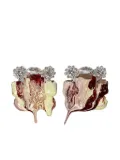 Ottolinger rhinestone earrings - Silver