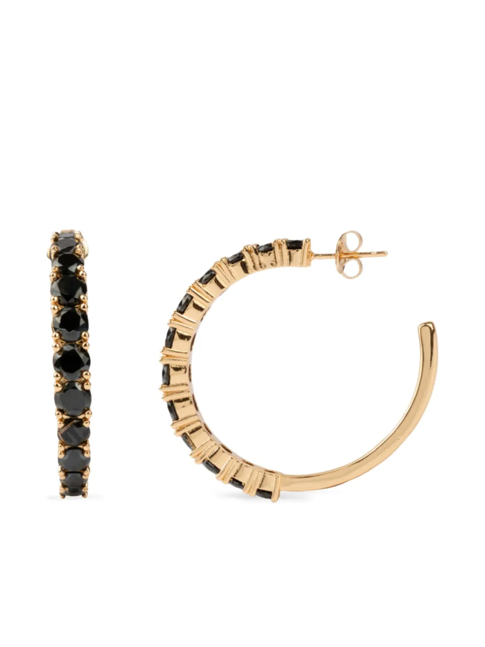 All the Luck in the World gem-set hoop earrings | Image 2