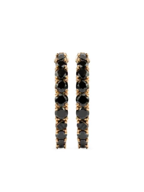 All the Luck in the World gem-set hoop earrings