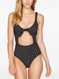 Amuse Gwen tie-front swimsuit - Black