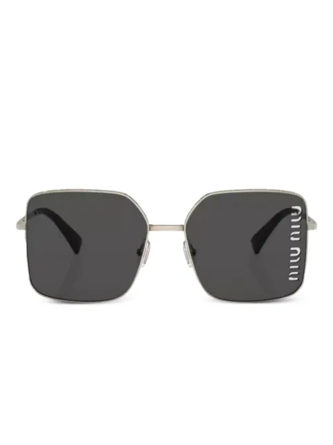 Miu Miu Eyewear square-frame logo sunglasses