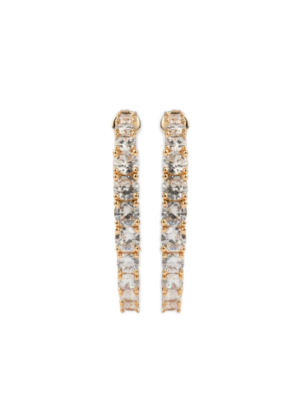All the Luck in the World large Gem hoop earrings - ゴールドトーン All the Luck in the World large Gem hoop earrings - ゴールドトーン