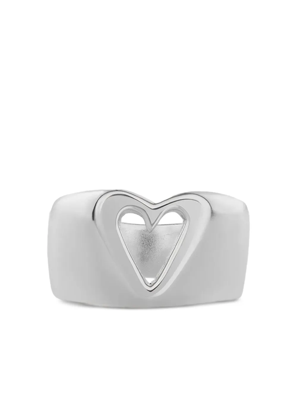 NO MORE Glam Heart カットアウト リング - シルバートーン NO MORE Glam Heart カットアウト リング - シルバートーン