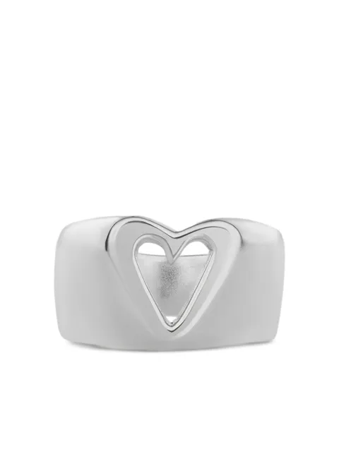 NO MORE  Glam Heart cut-out band ring