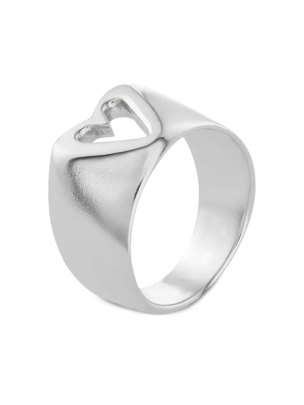 Glam Heart Cut-Out Band Ring