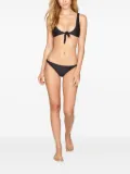 Amuse tie-front bikini - Black