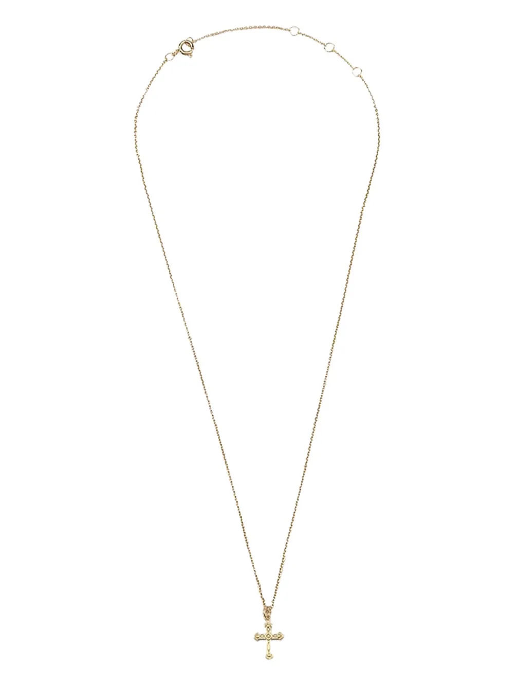 All the Luck in the World ornate cross necklace | Gold | Image 1