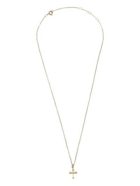 All the Luck in the World ornate cross necklace