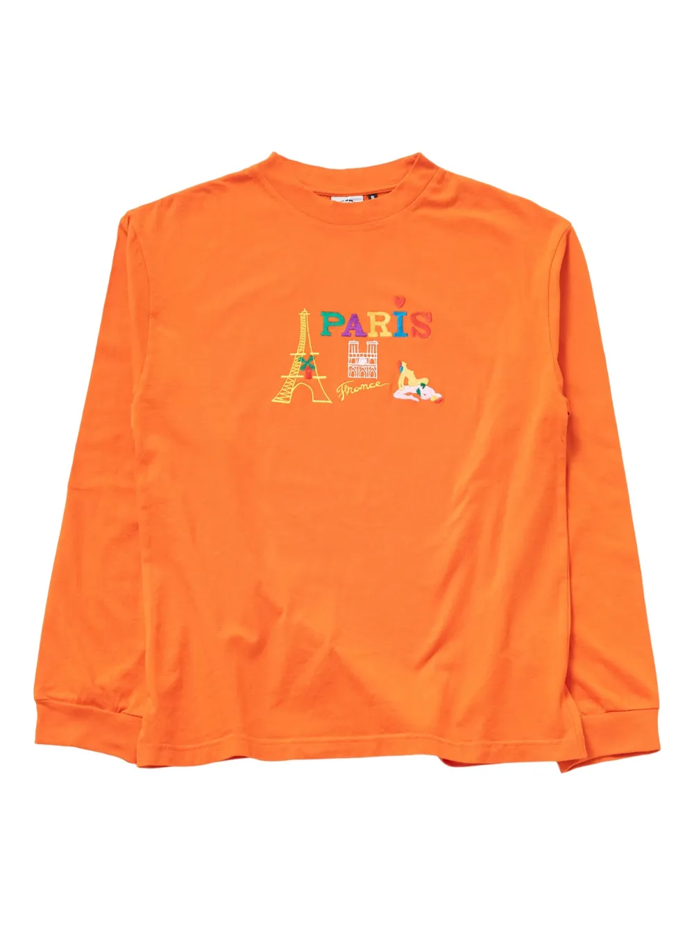 Kisses From Paris embroidered t-shirt