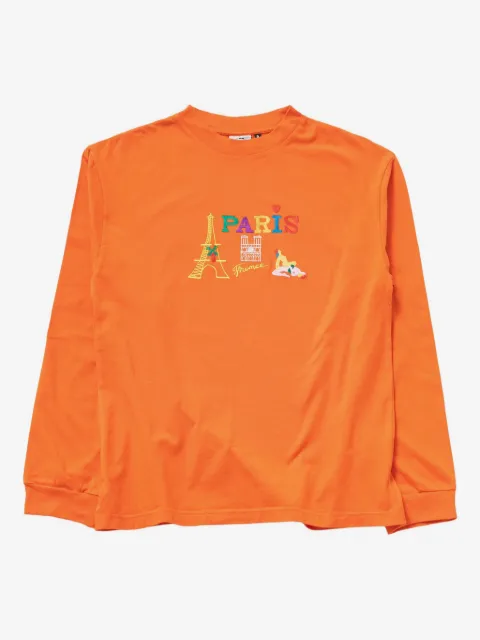 CARNE BOLLENTE Kisses From Paris embroidered t-shirt