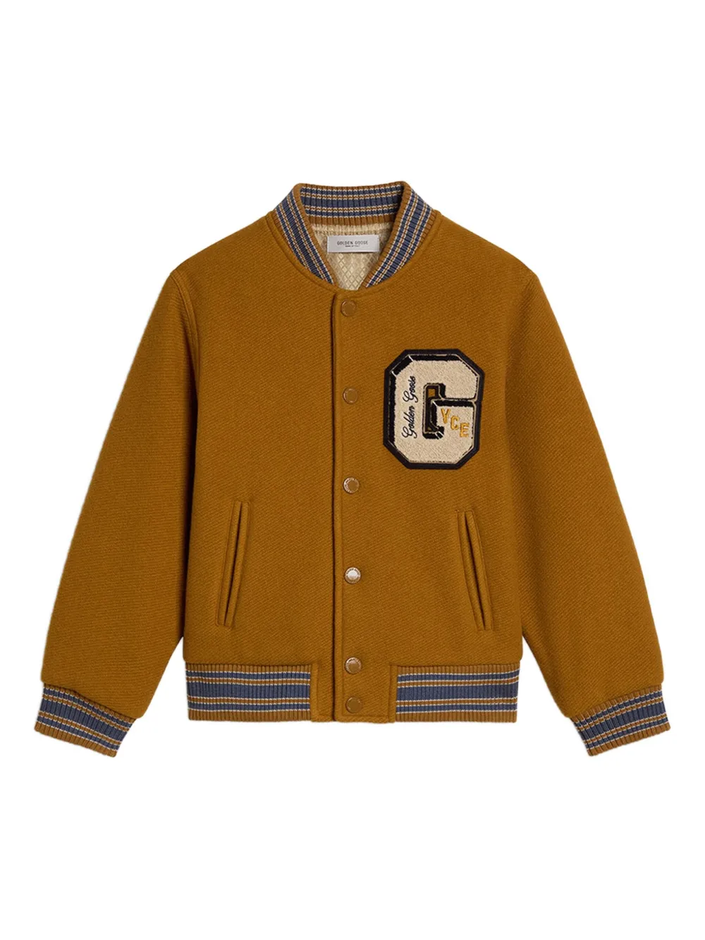 Golden Goose Kids Journey patch-embellished bomber jacket Bruin