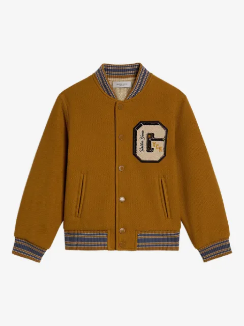 Golden Goose Kids Journey patch-embellished bomber jacket