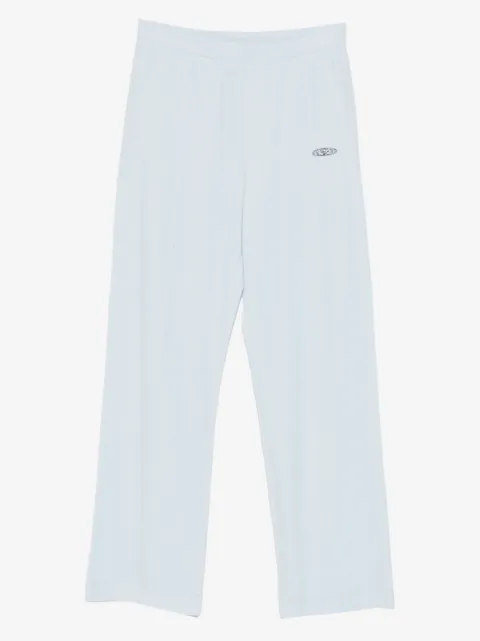 Casablanca velour logo-plaque track pants