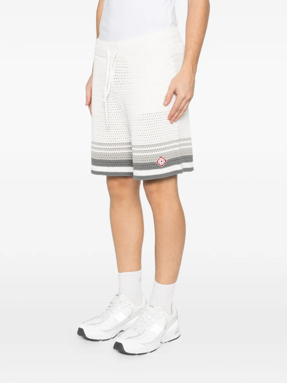 Casablanca crochet striped shorts - thumbnail 3 of 5