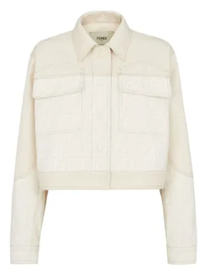 ジャケット FENDI Woman Jacket White FJ7626AQ3G F08QQ Jacket Silk White | Fendi