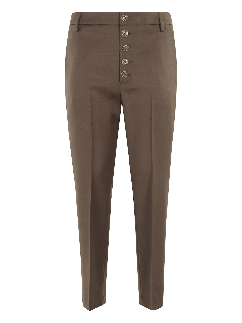 DONDUP Nima button-fastening trousers Bruin