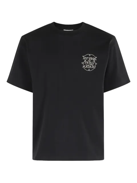 Drôle De Monsieur Katoenen T-shirt met grafisch detail