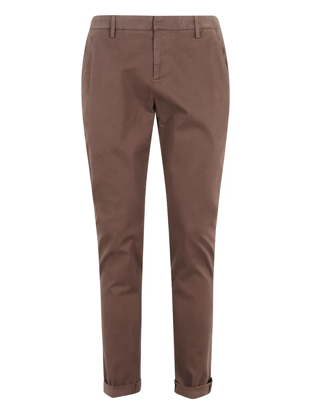 DONDUP Chino met cuffs Bruin