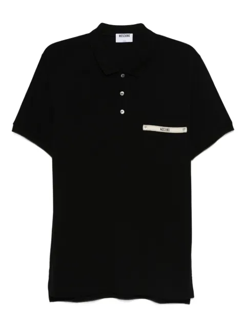 Moschino logo-print polo shirt