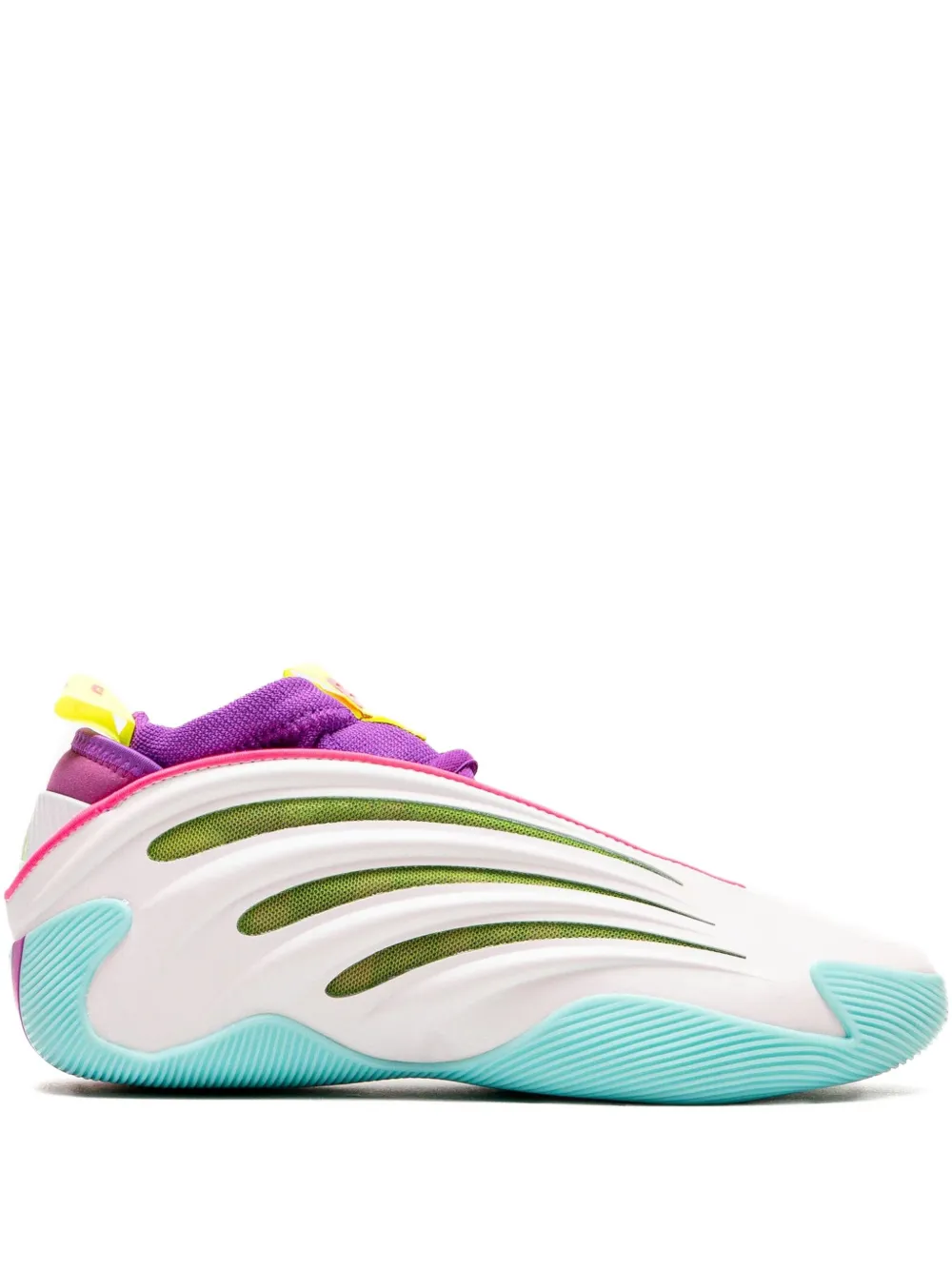 adidas Harden Vol. 9 "White Lucid Lime Lucid Pink" sneakers
